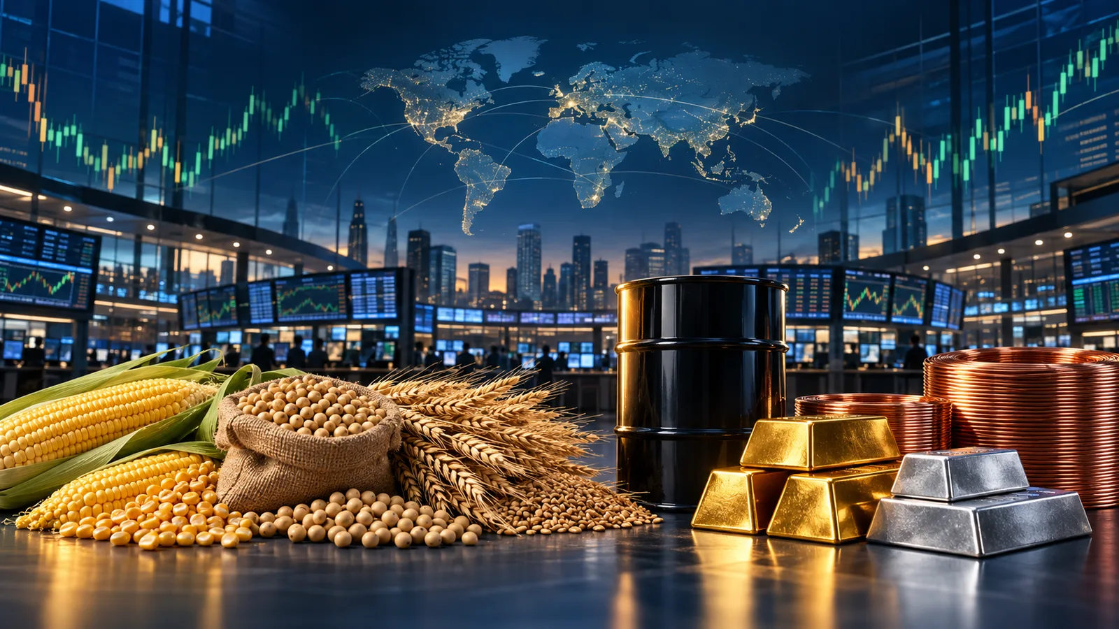 Các Sàn Hàng Hóa Lớn Trên Thế Giới: CBOT, CME, NYMEX, COMEX, ICE Và LME